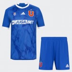 Günstige Fußballtrikots Universidad de Chile Kinder Heimtrikot 2024-25 Kurzarm